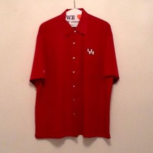 RED UNIVERSITY OF HOUSTON SHIRT XL ANTIGUA